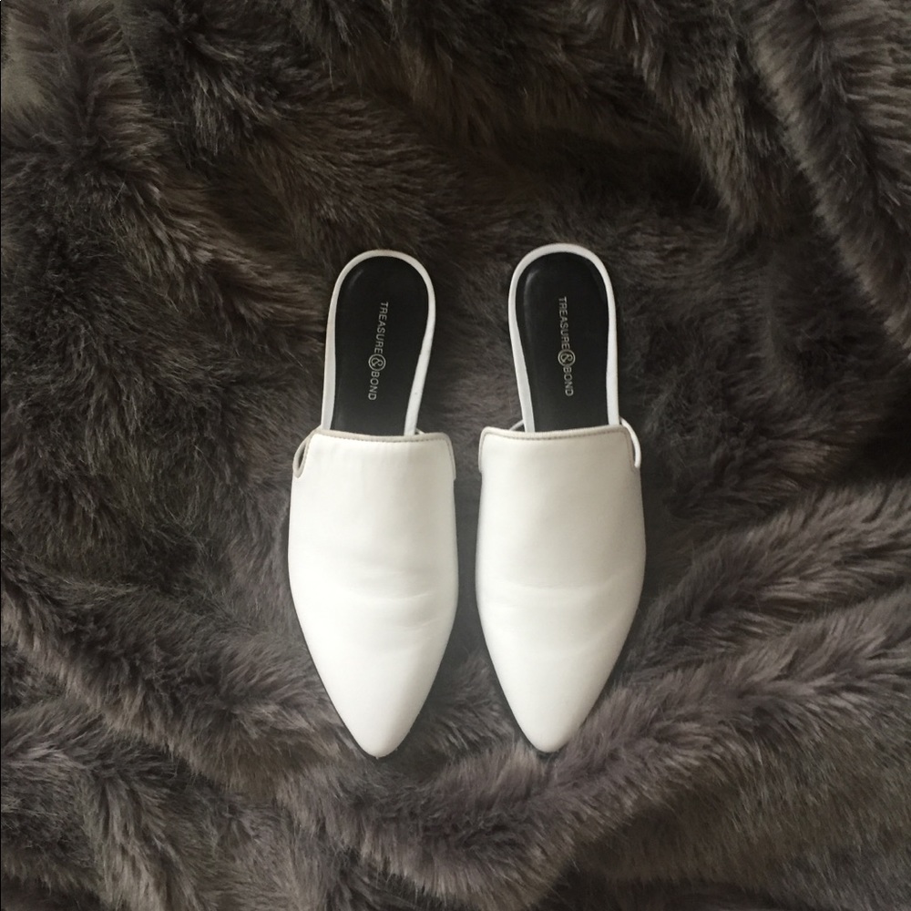 White loafers